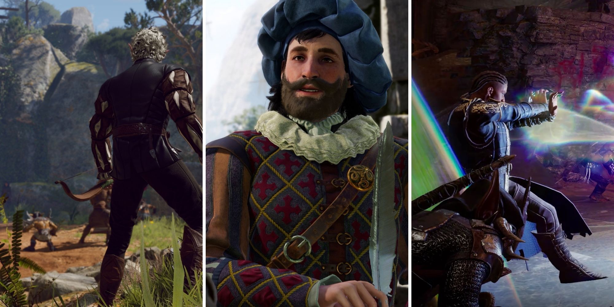 Split image Assassin, Bard and Wizard subclass options for Baldur&rsquo;s Gate 3