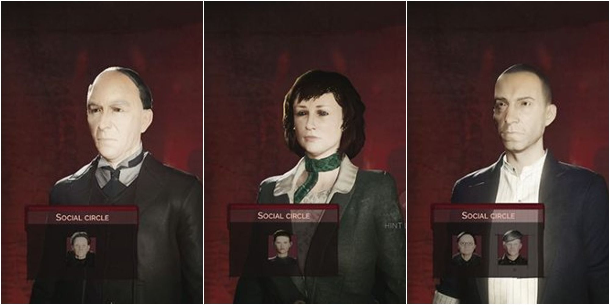 Avery Cork, Carolyn price and Seymour Fishburn in the Citizens menu, left to right