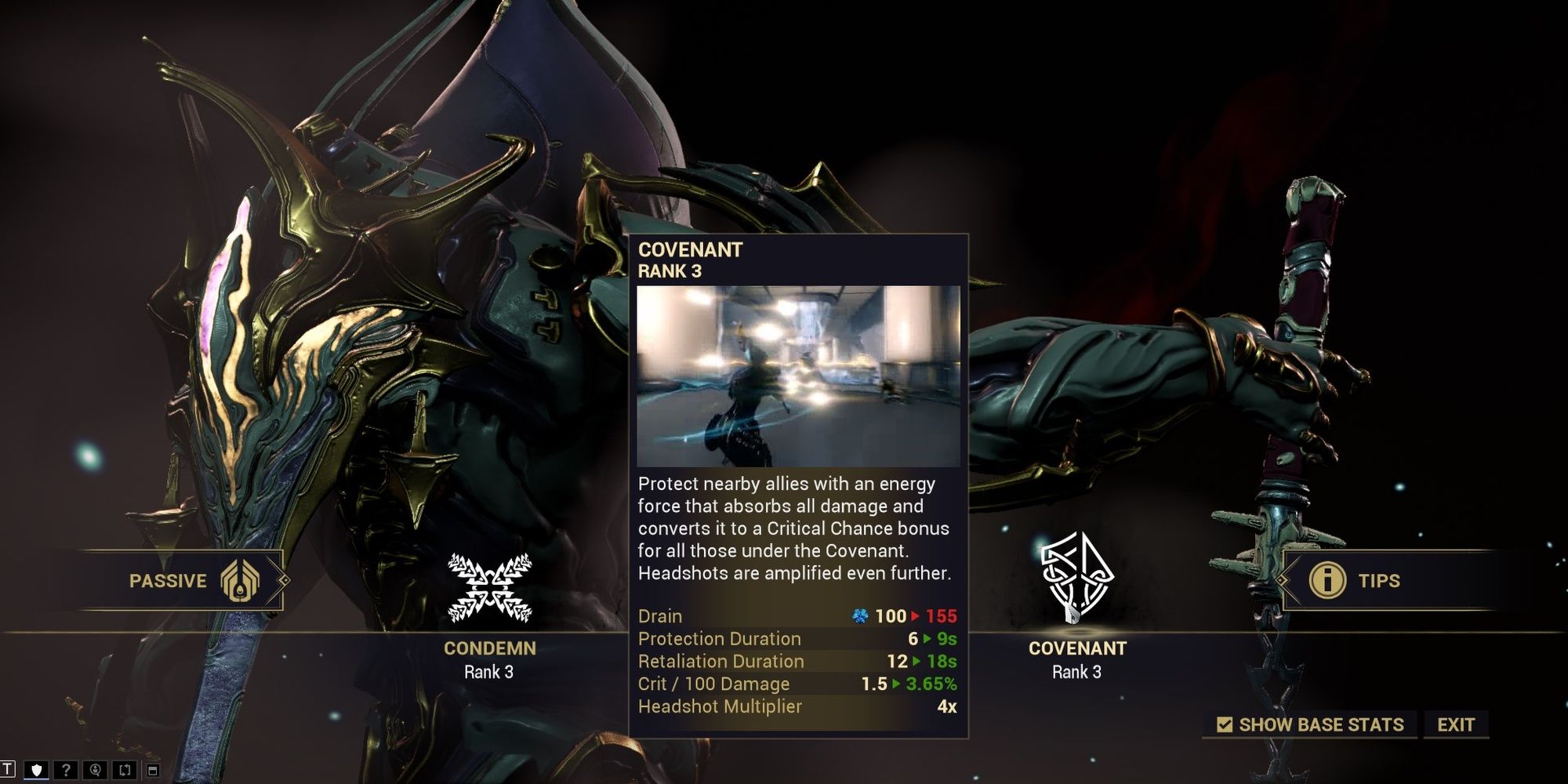 Warframe Harrow Covenant Ability