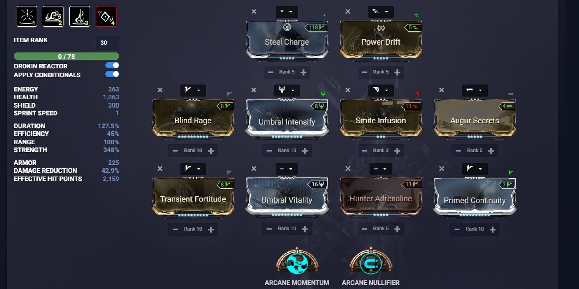 Warframe Oberon Eidolon Hunter Build