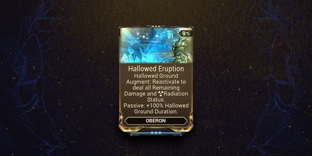 Warframe Oberon Hallowed Eruption Augment