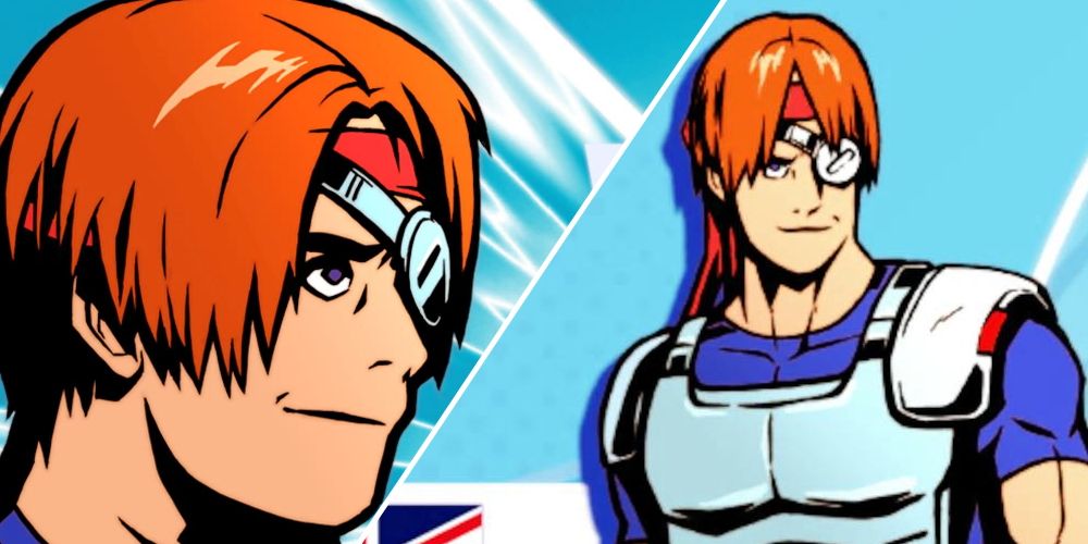 Windjammers 2: S. Miller art showing his profile picture as well as his character select art