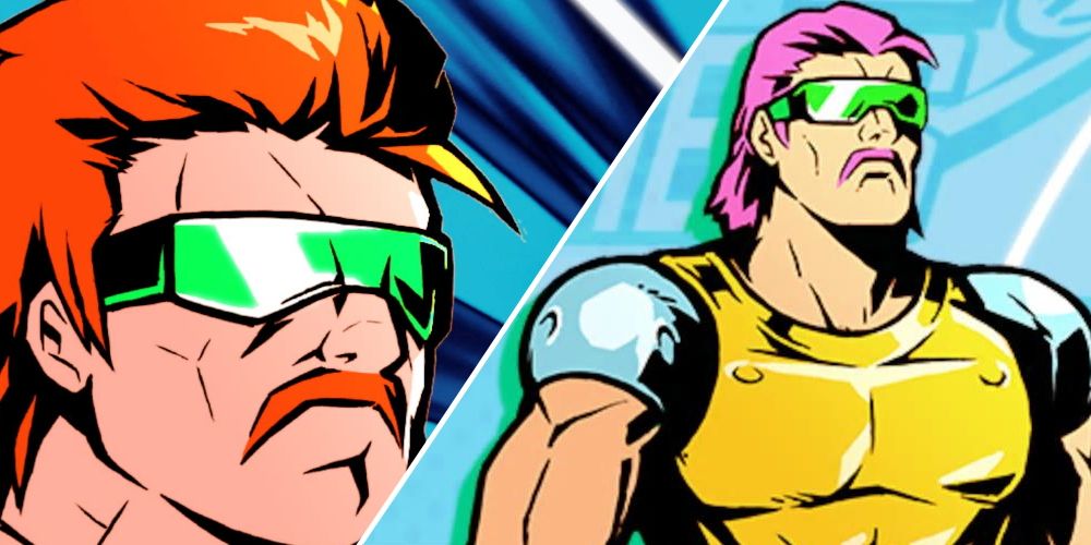 Windjammers 2: K. Wessel art showing his profile picture as well as his character select art