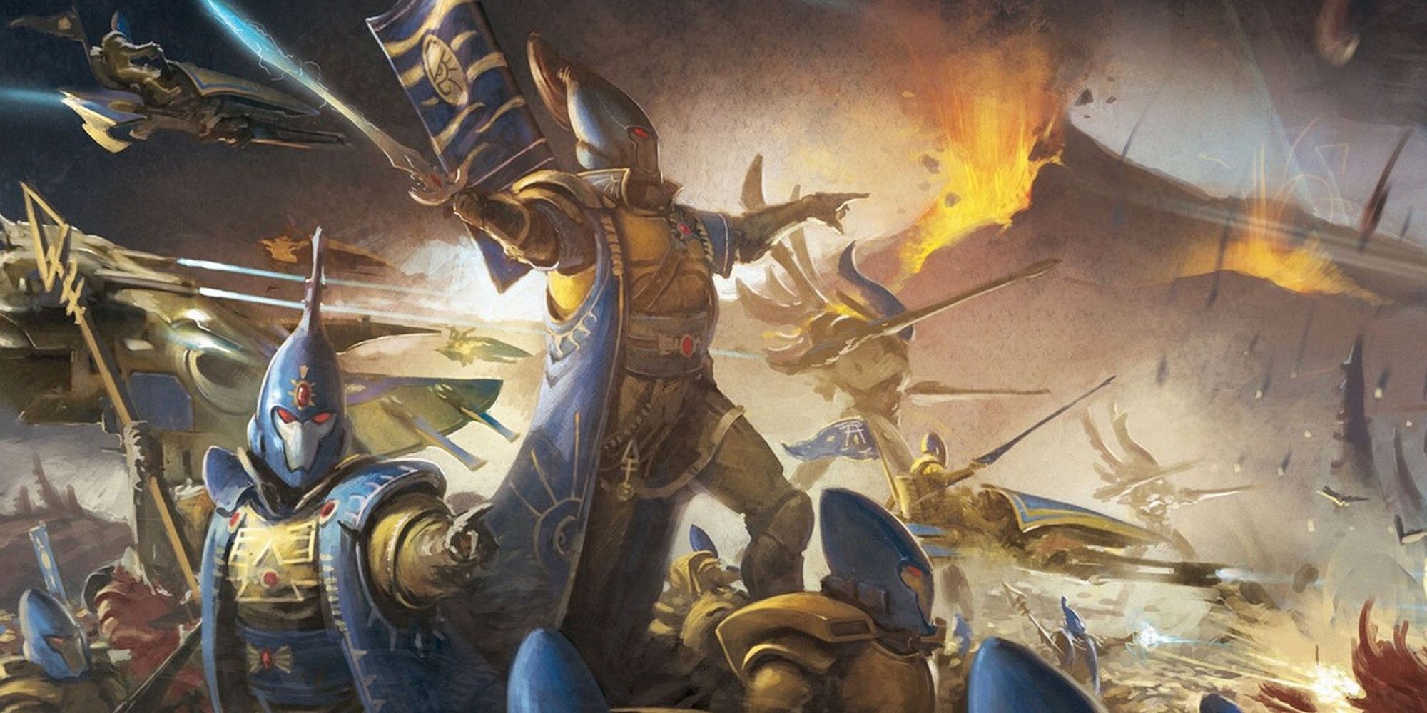 Warhammer 40K: Eldar Army Flattening Imperial Position With Overwhelming Numbers