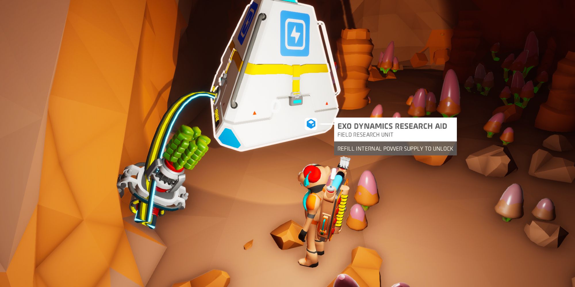how to unlock exo research aid unit astroneer