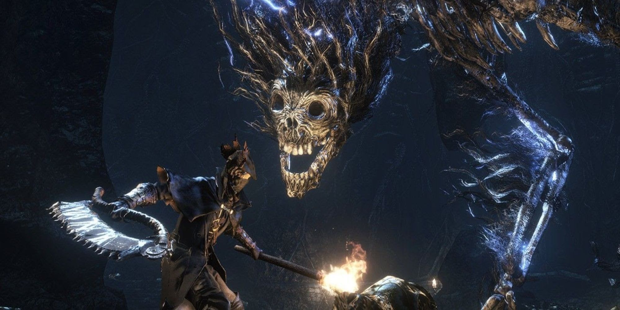 Hunter fighting the Darkbeast Paarl.