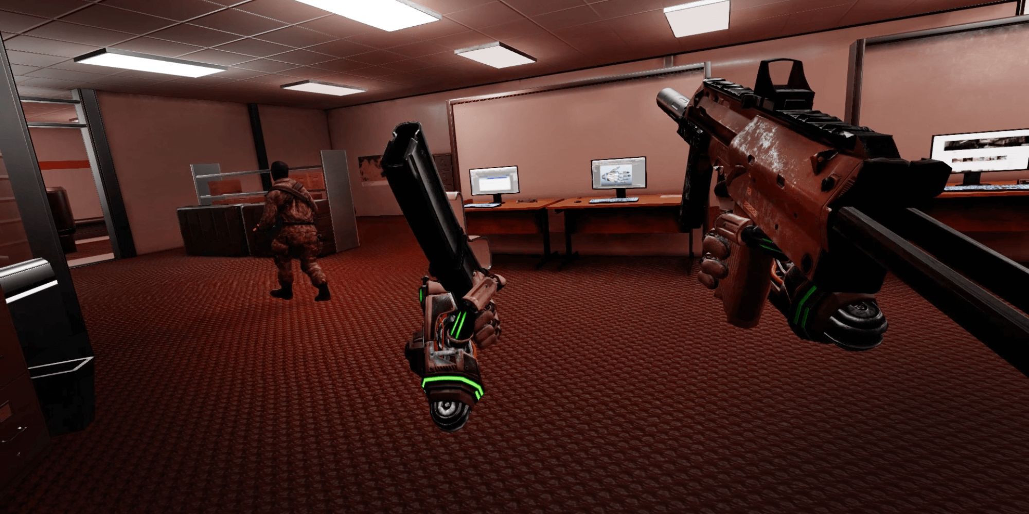 espire 1 VR gameplay with gun