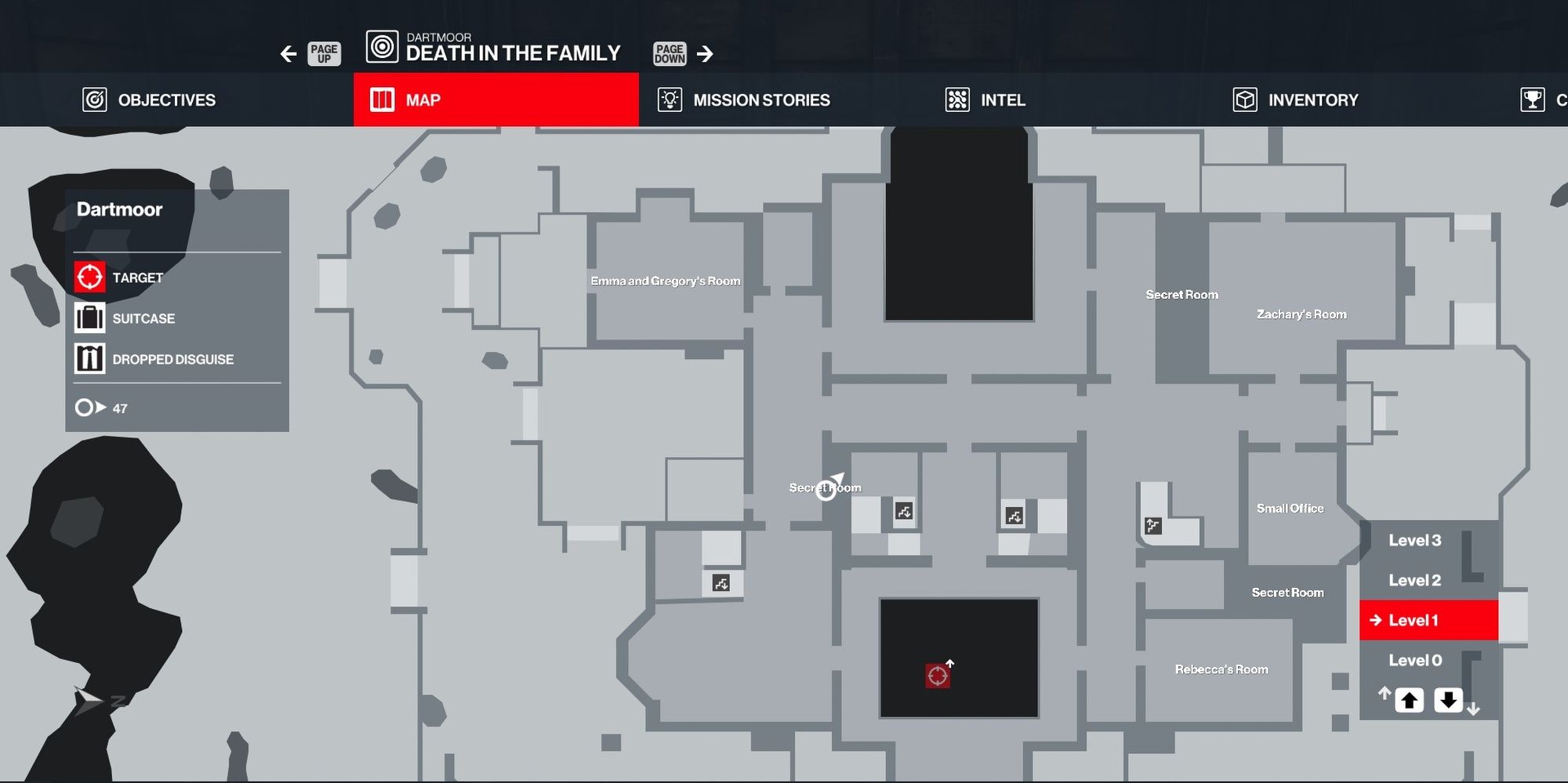 hitman means motive and opportunity secret room