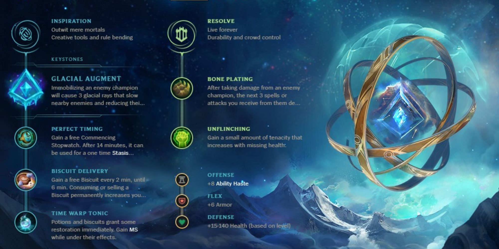 Glacial Augment Rune Build For Thresh In League Of legends