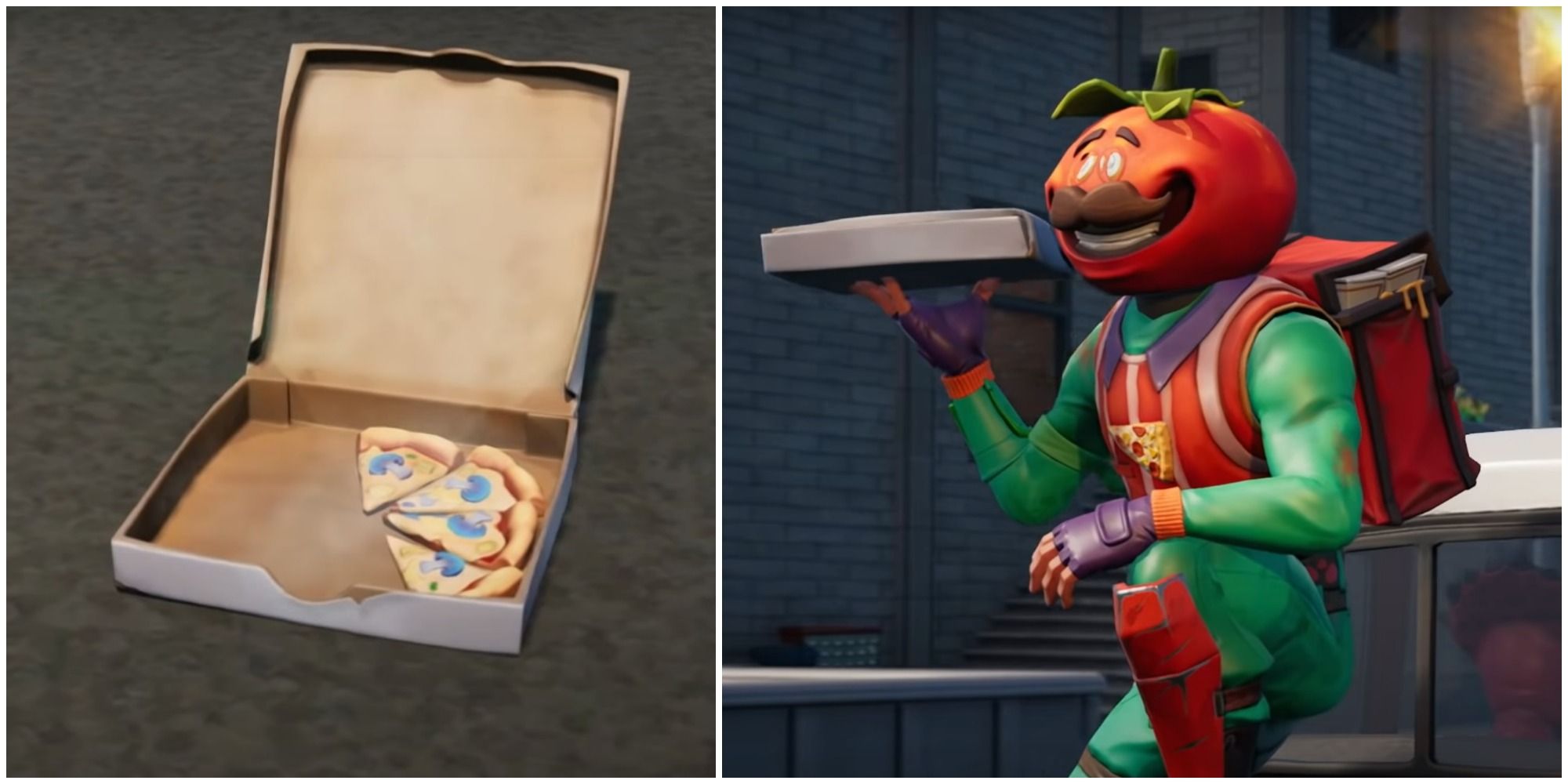 pizza party item fortnite collage