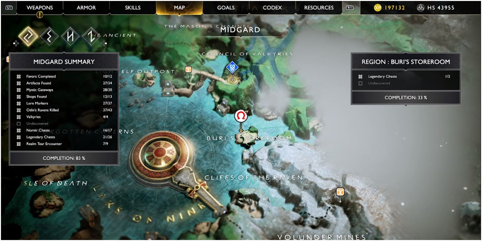 God Of War Creation Island Treasure Location
