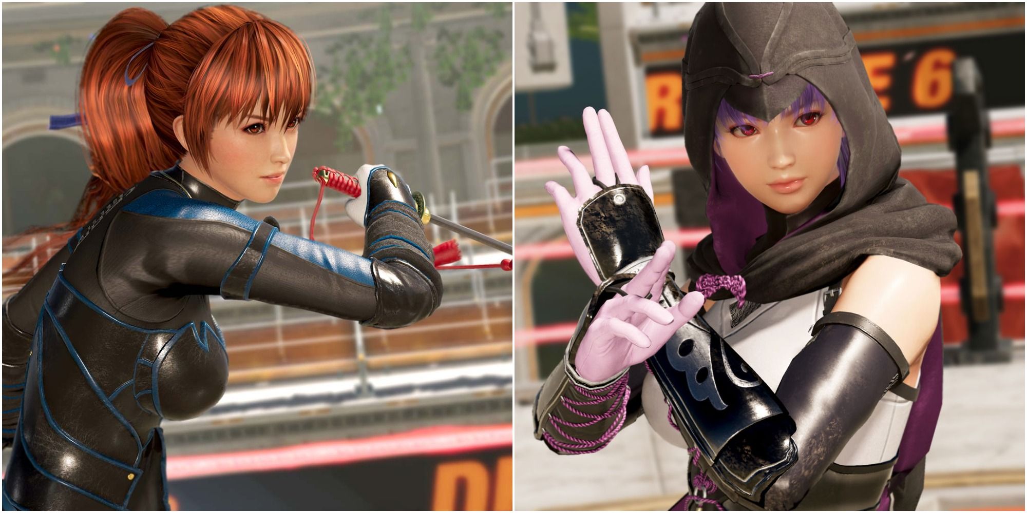 Dead Or Alive Kasumi and Ayane's sibling rivalry