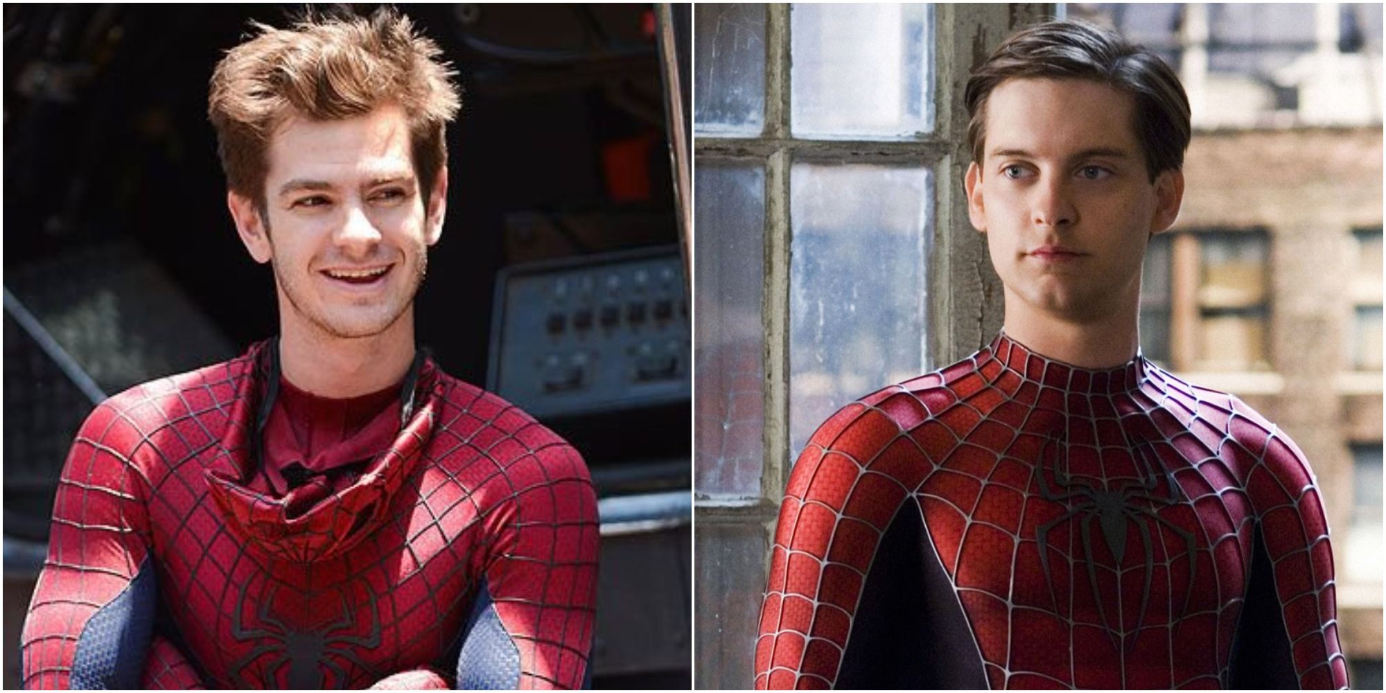 tobey maguire and andrew garfield