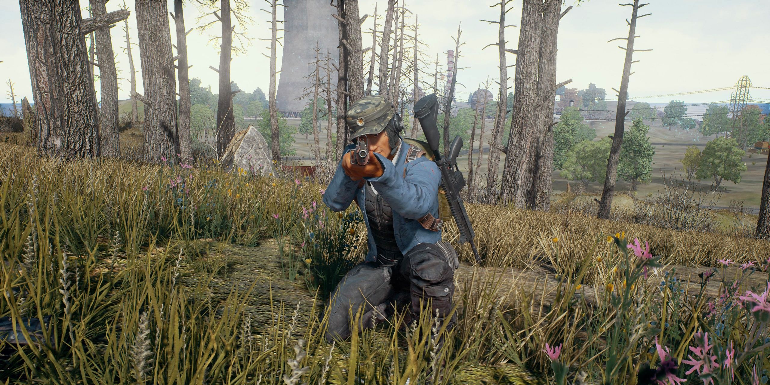 A screenshot showing gameplay in PUBG: Battlegrounds