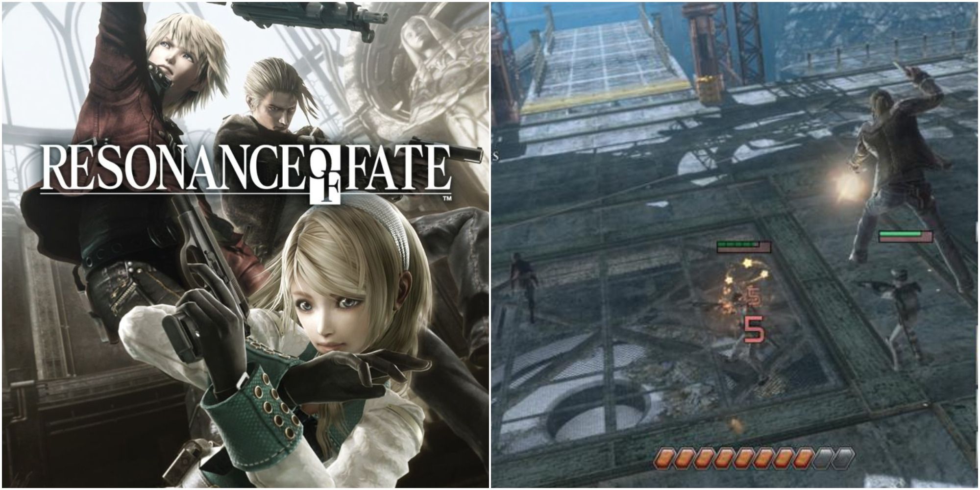 resonance of fate cover art & gameplay