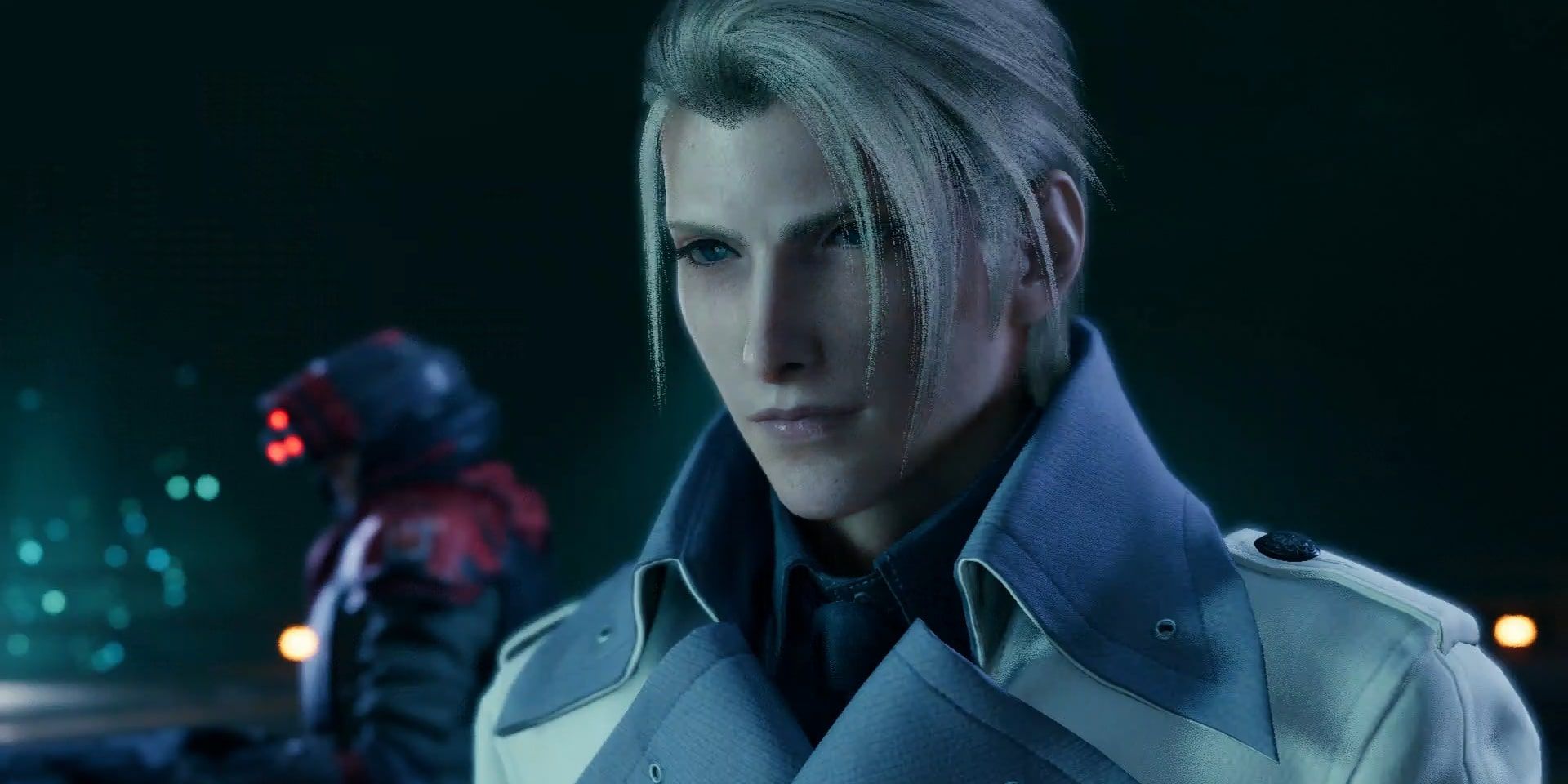 rufus shinra close up from FF7 Remake