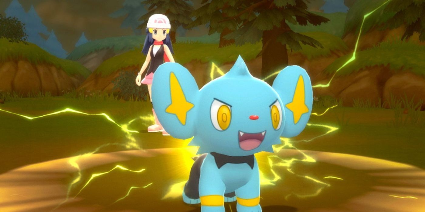The pure blue Shinx gearing up to unleash a thunderbolt
