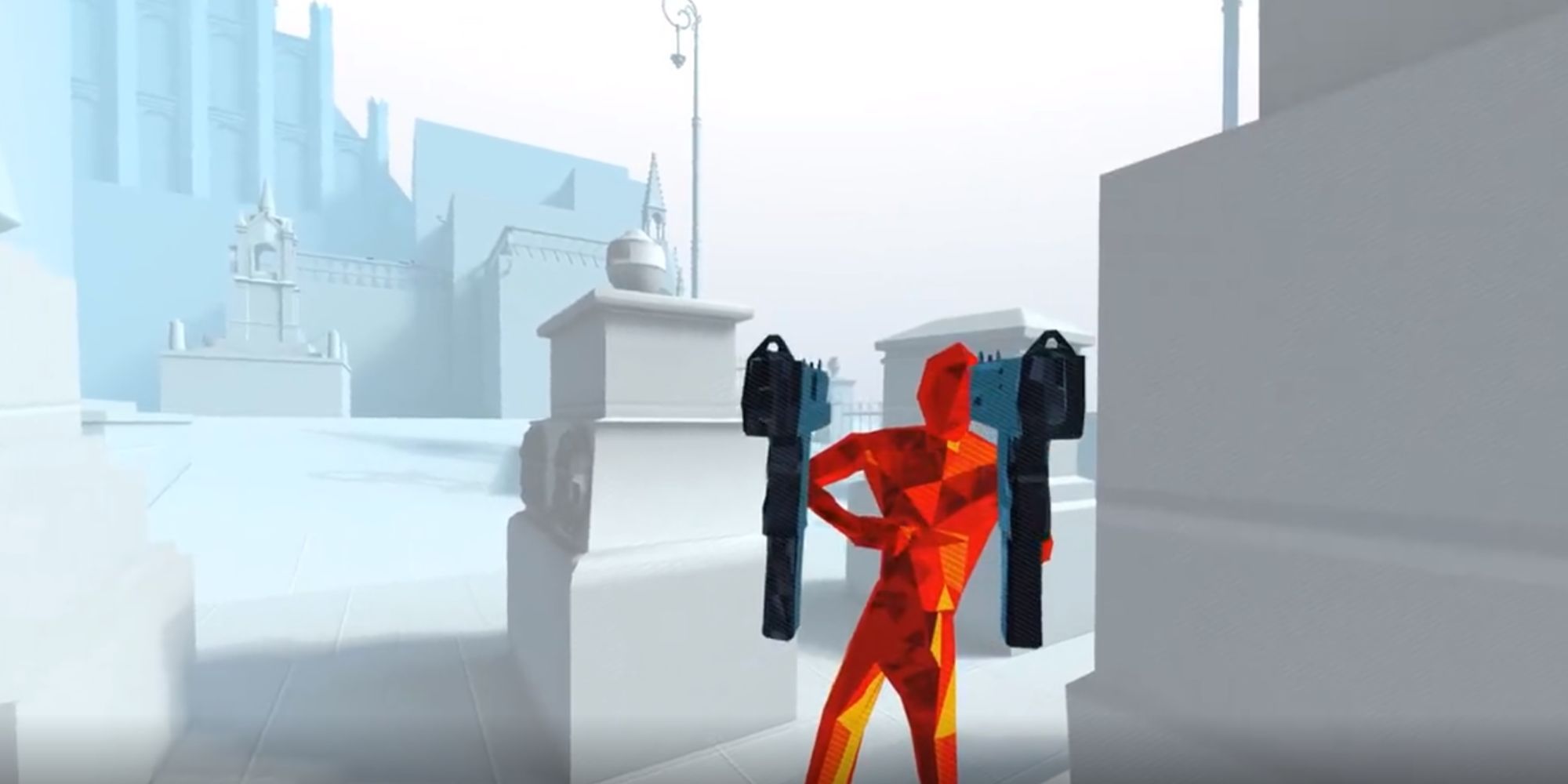 Superhot VR Player Attacking An Enemy