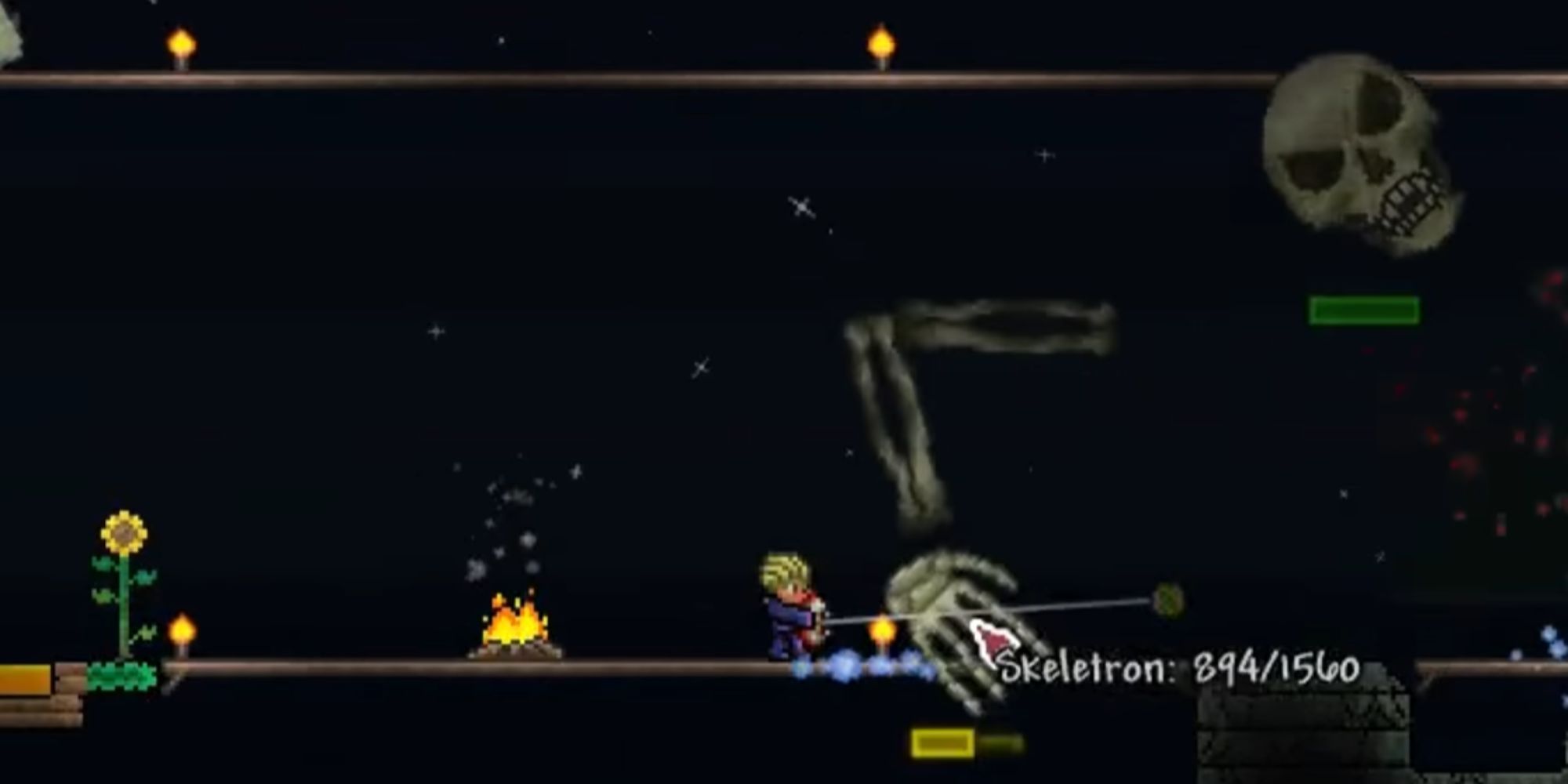 terraria_skeletron_boss_fight_at_night