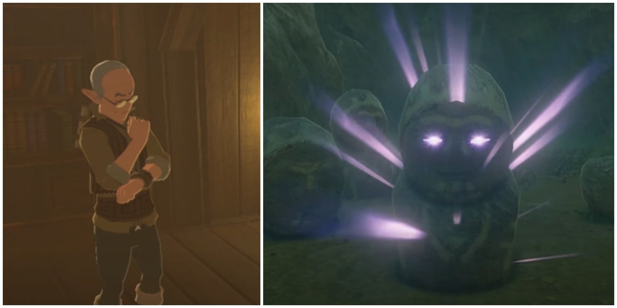 the cursed statue breath of wild