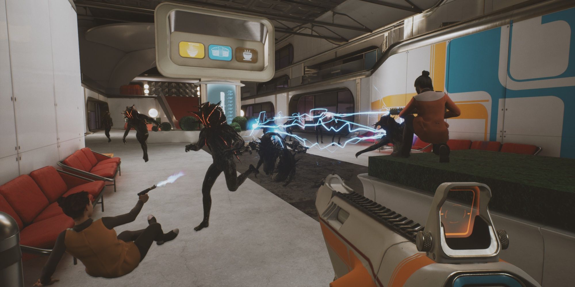 The Anacrusis: Players Defending Against An Alien Infested Swarm