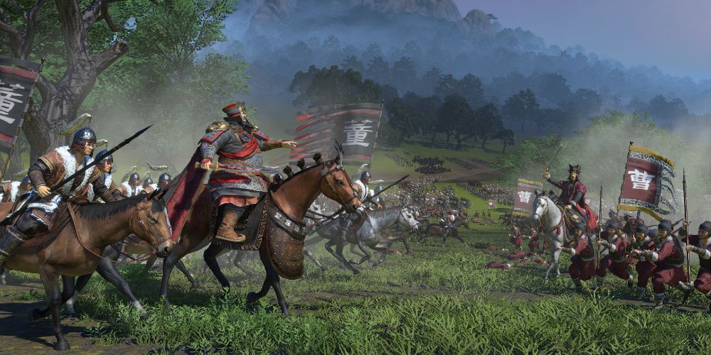 total war three kingdoms cavalry charge