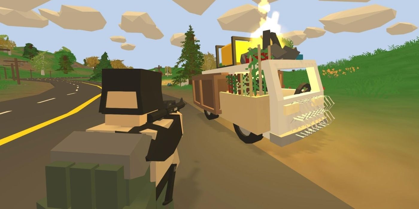 Unturned player decides whether or not to use a vehicle