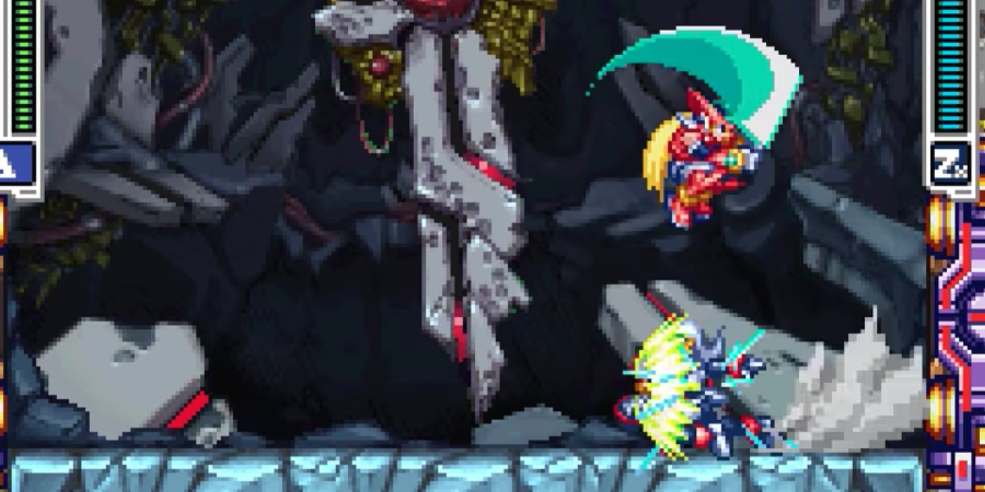 Mega Man Zero ZX - Vent launches a wild attack