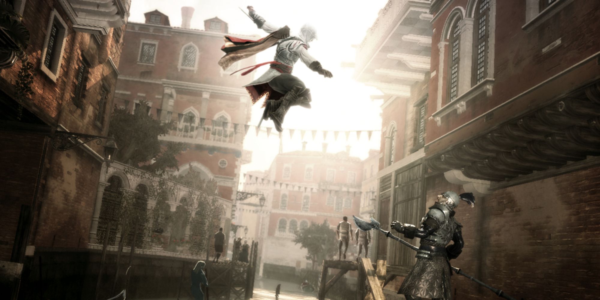 Assassin's Creed 2 Screenshot Of Ezio Hidden Blade Kill