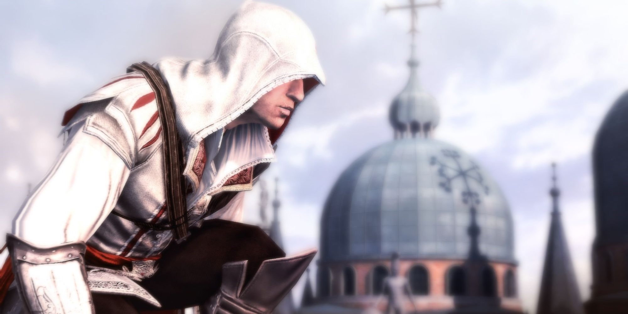 Assassin's Creed 2 Screenshot Of Ezio With Hood