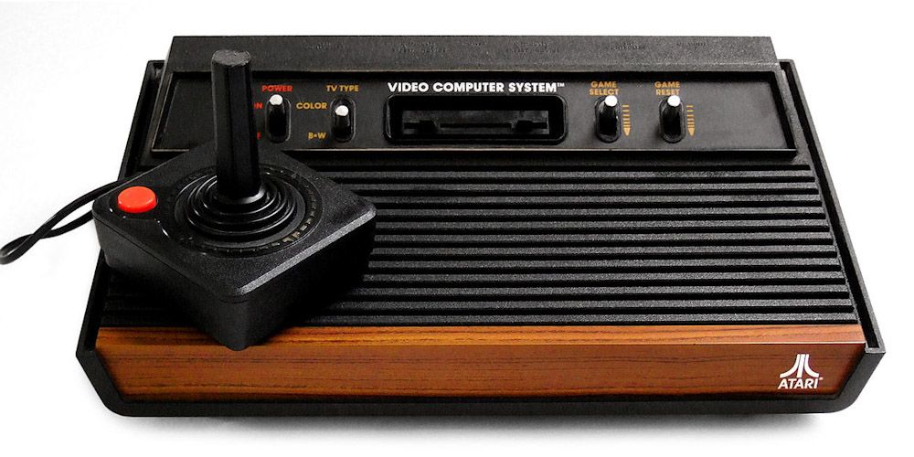 Atari 2600 with controller