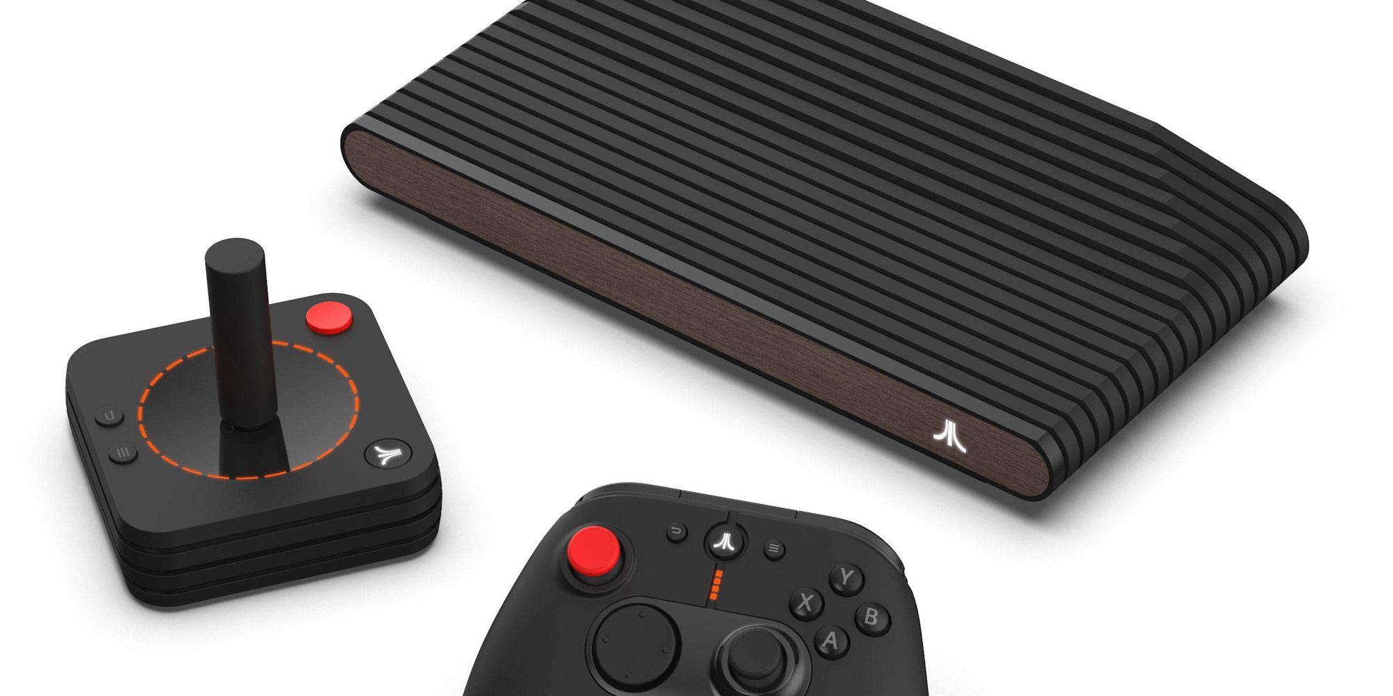 Atari VCS with classic and modern controller
