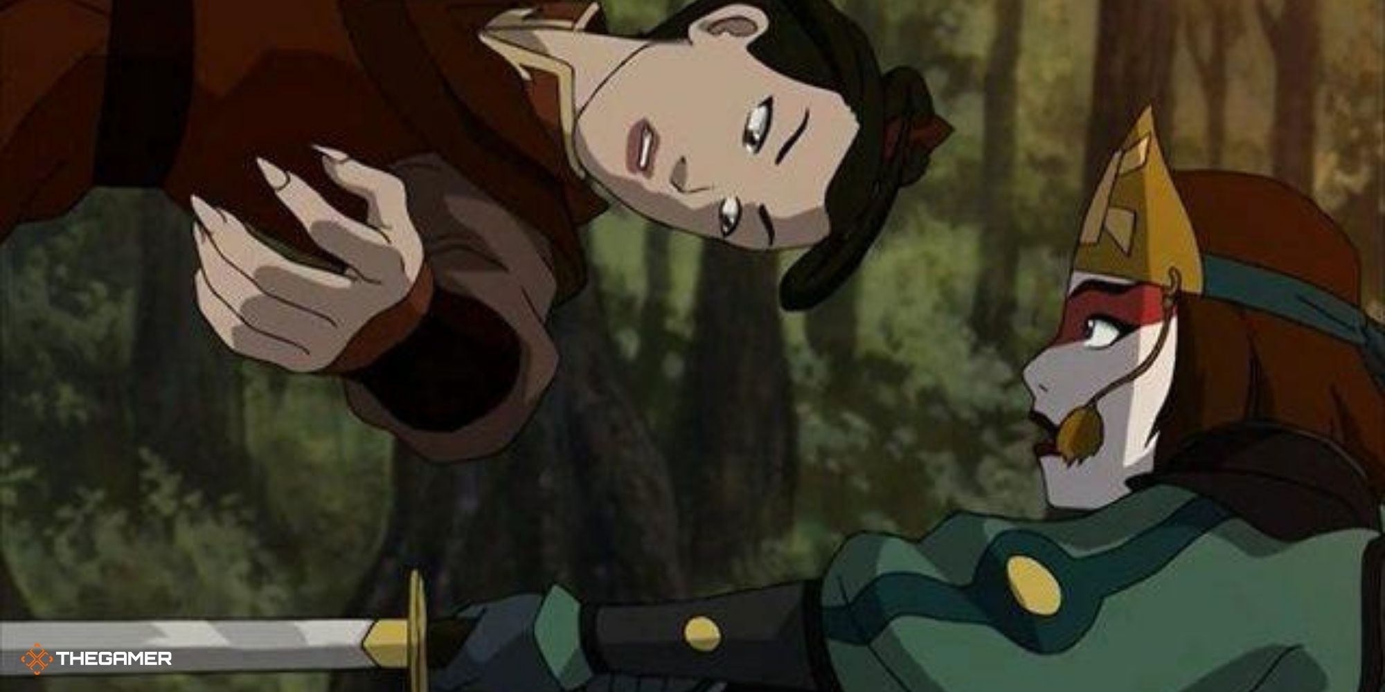 Avatar The Last Airbender - Suki and Azula
