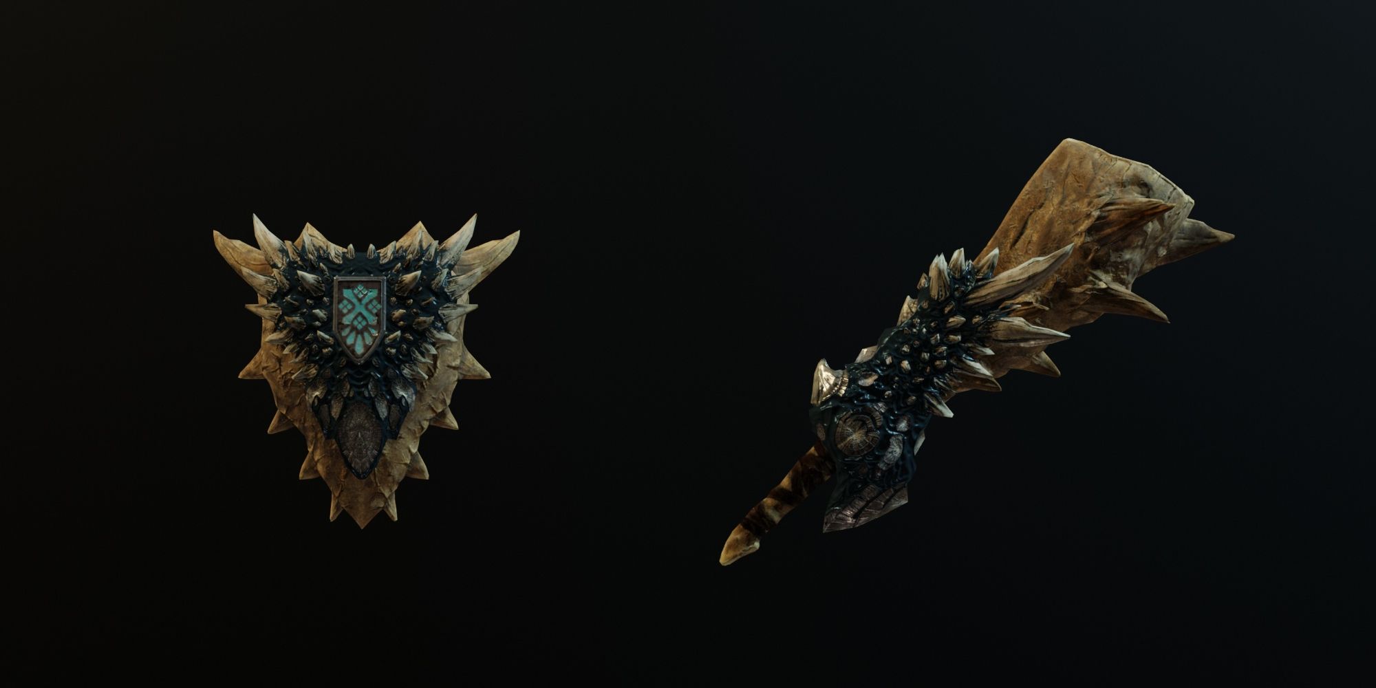 Baan Claw 3 Sword And Shield Set