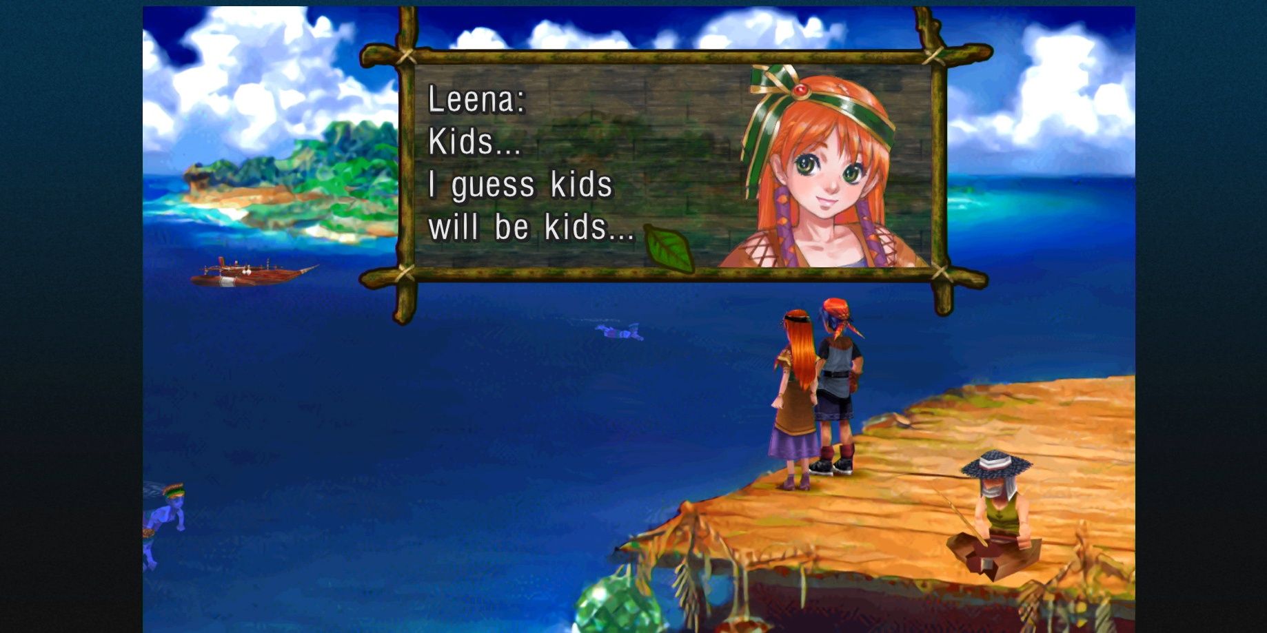 Chrono Cross Serge and Leene 