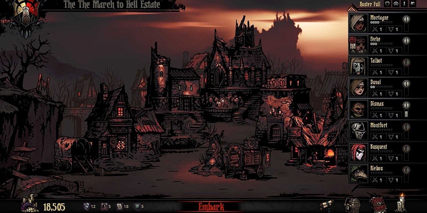 Darkest Dungeon hamlet overview
