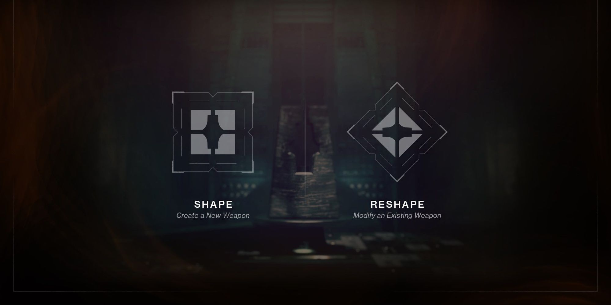 Destiny 2 Weapon Crafting Shape and Reshape