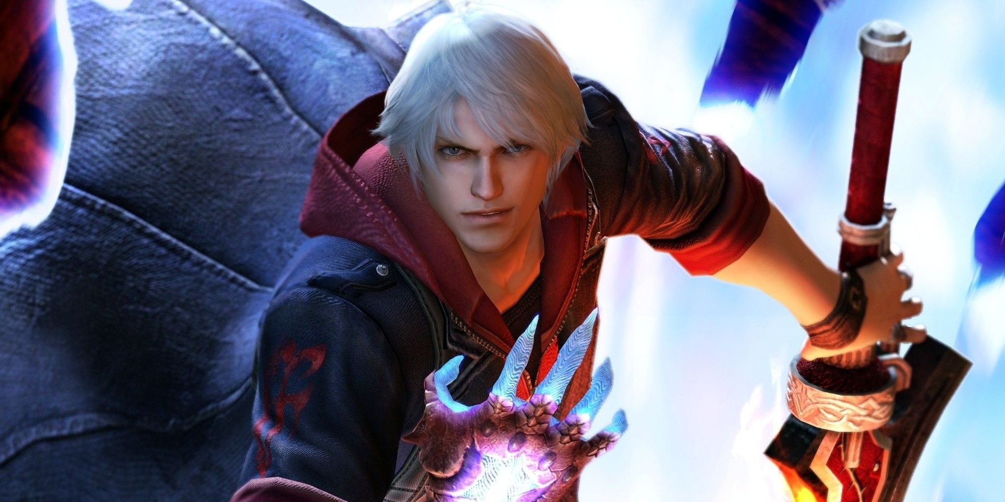 Nero posing in Devil May Cry 4