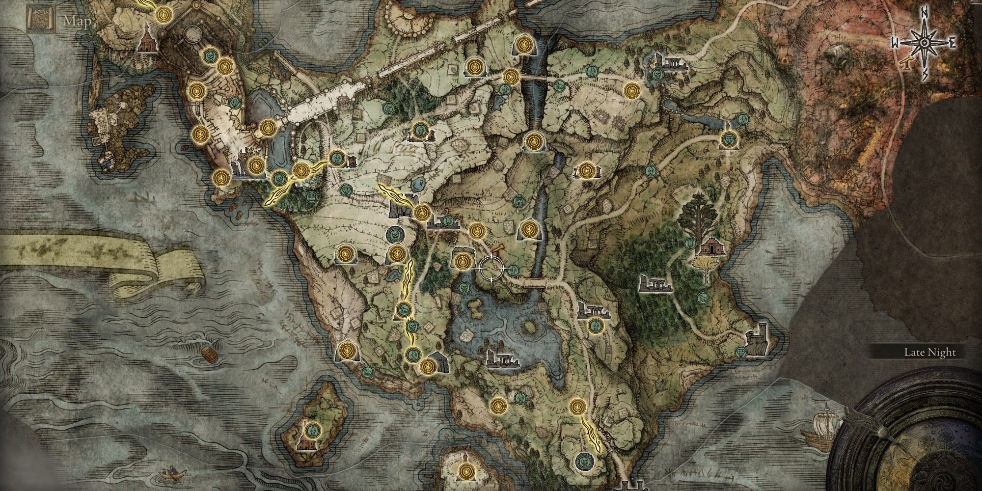 Elden Ring Limgrave Map Grace Shrines And Key Areas 1 