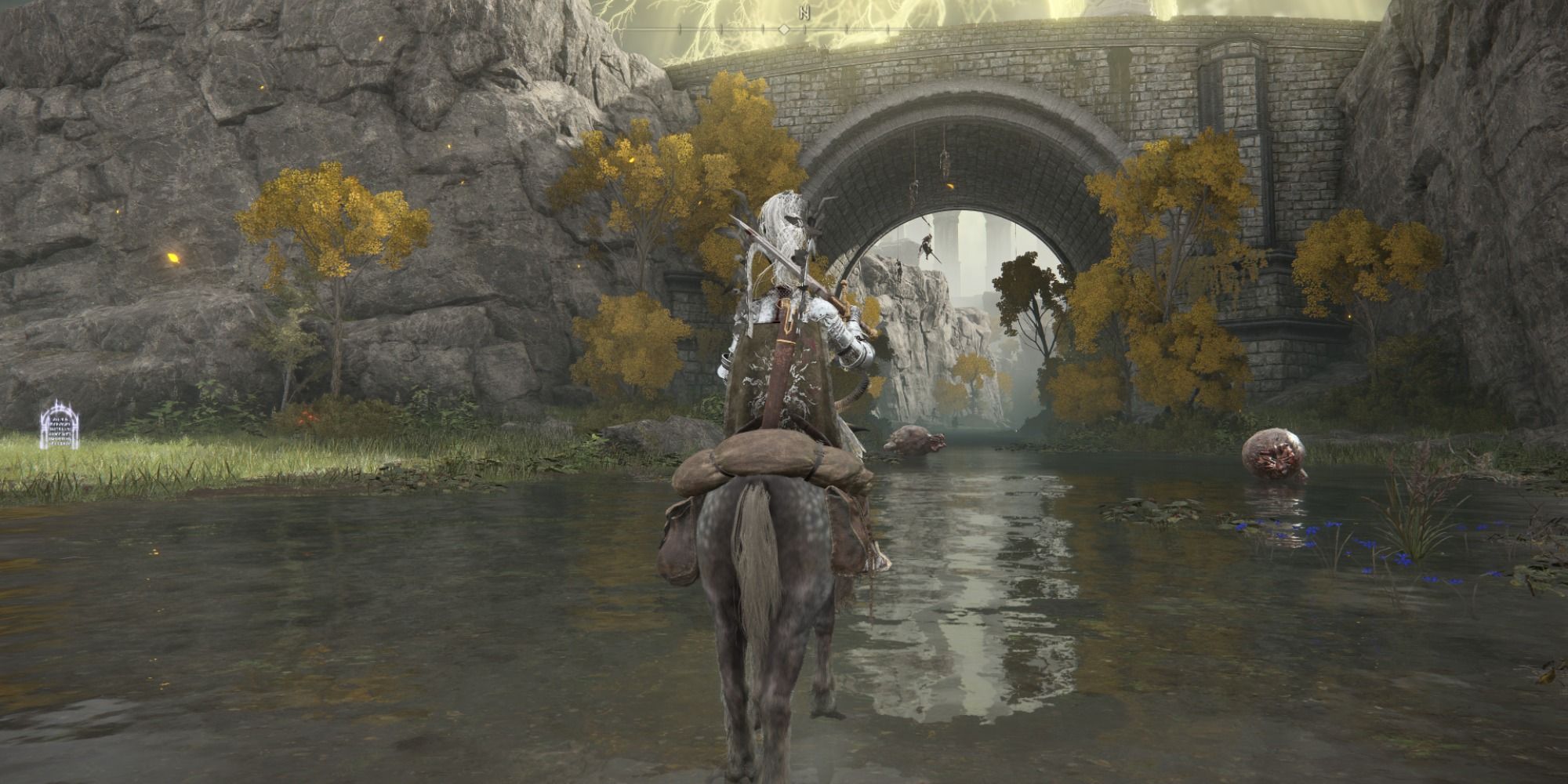 Main Lingrave pathway that leads directly to the Murkwater Cave in Elden Ring