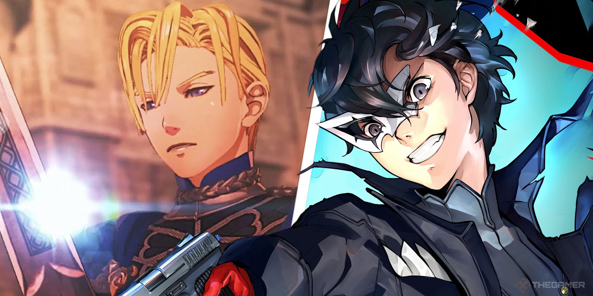 Dimitri from Fire Emblem Warriors 3 Hopes and Joker from Persona 5 Strikers