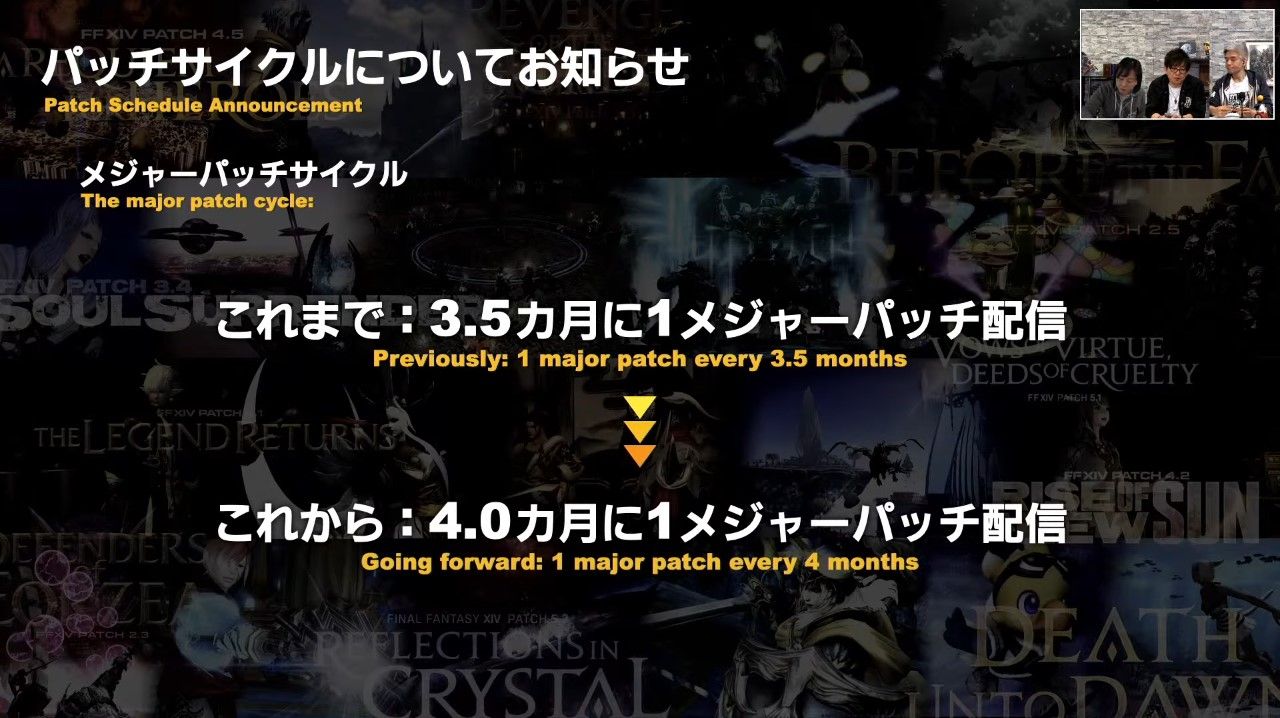 FF14 live letter patch schedule change