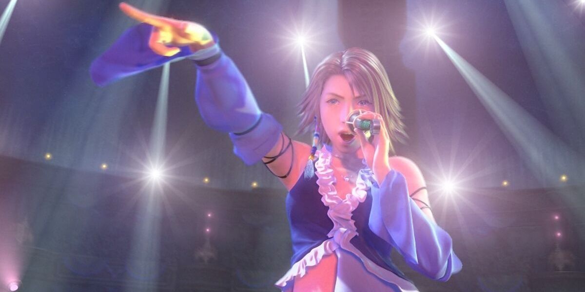 Yuna singing Real Emotion in Final Fantasy 10-2