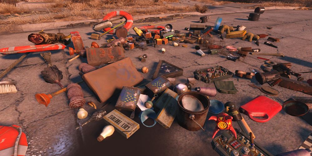 A bunch of junk in Fallout 4