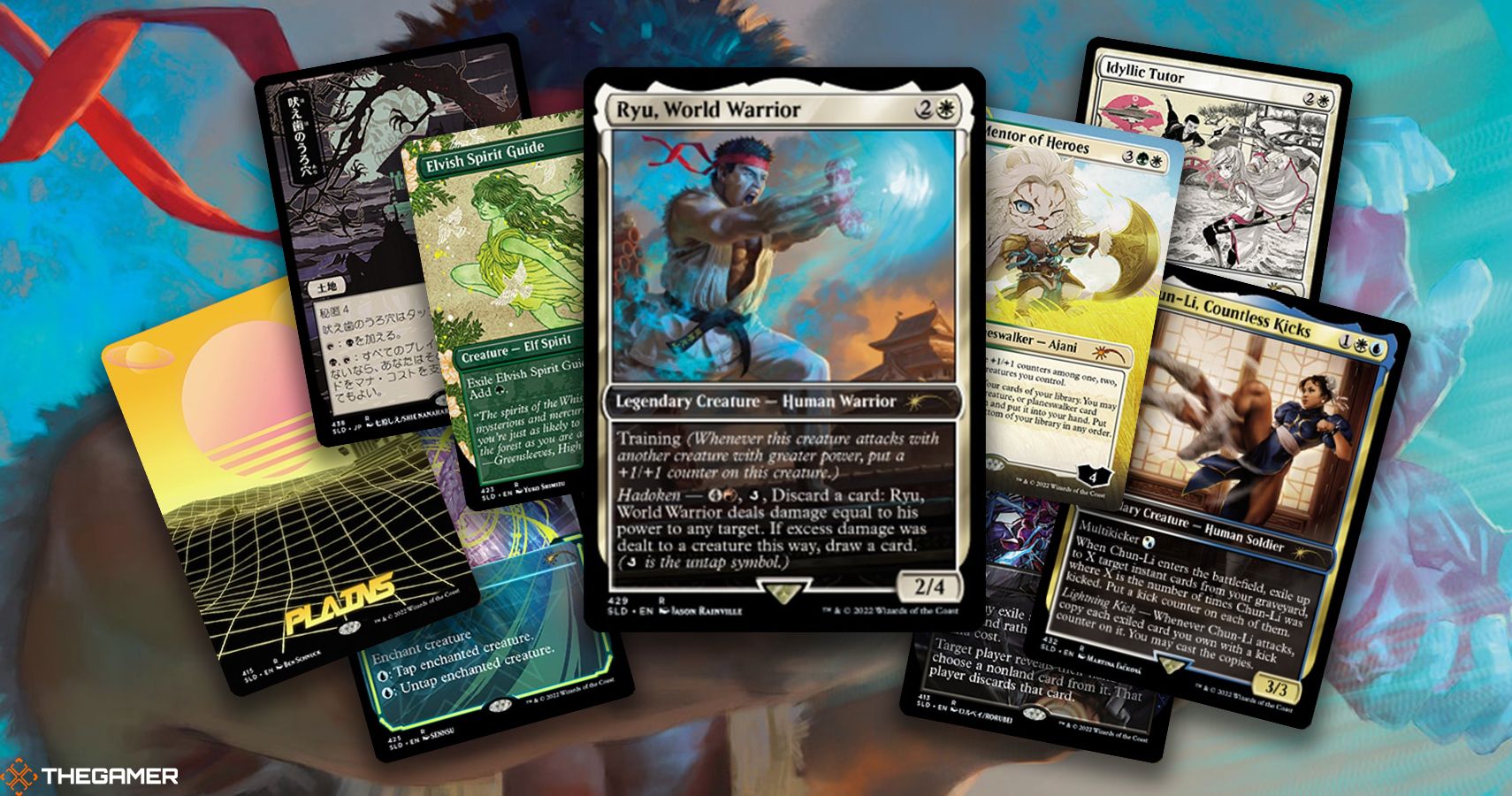 Magic The Gathering Announces Street Fighter Cards In Secret Lair February  Dropdrop