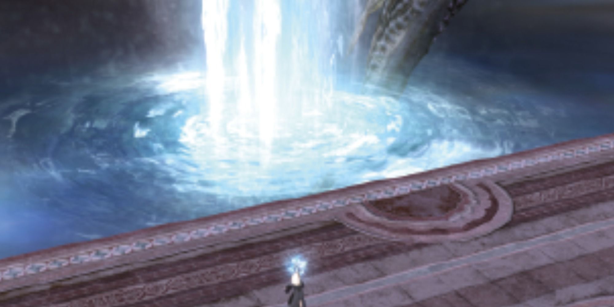 A Tidal Wave in Final Fantasy 14.