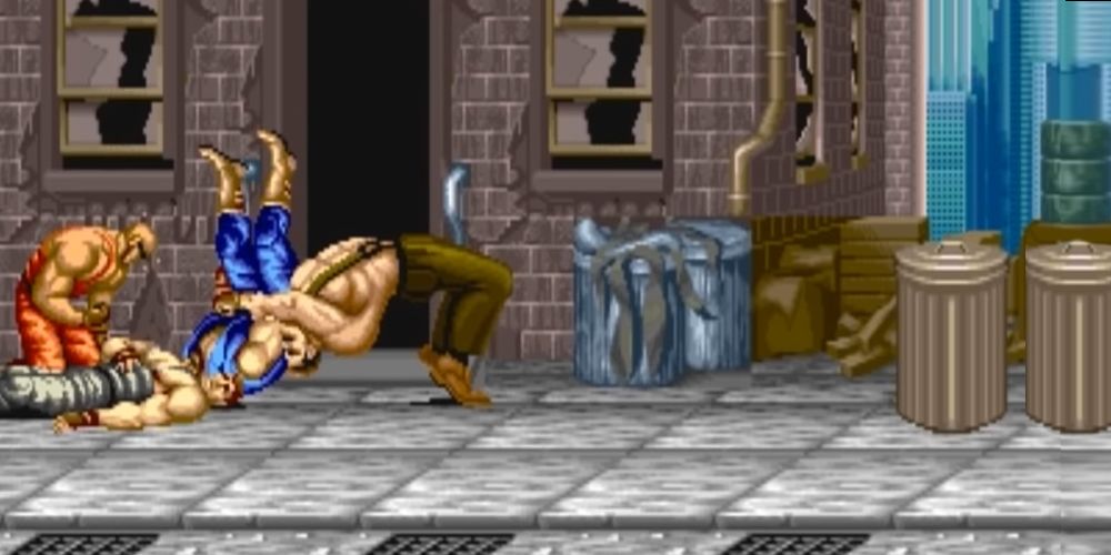 Final Fight, Mayor Haggar is cleaning up the streets one suplex at a time.