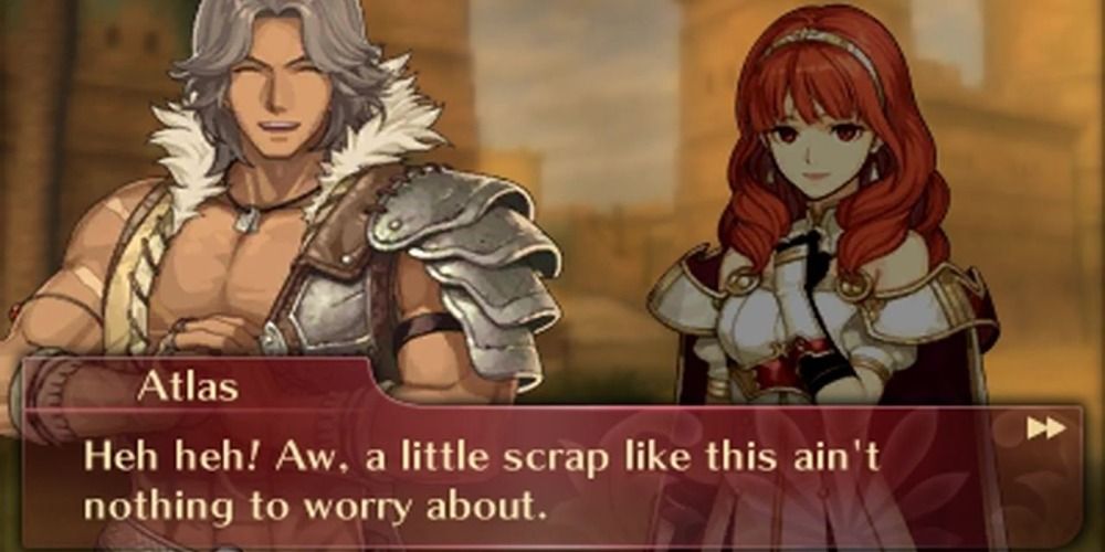 Fire Emblem Echoes Shadow of Valentia Atlas Celica Dialogue