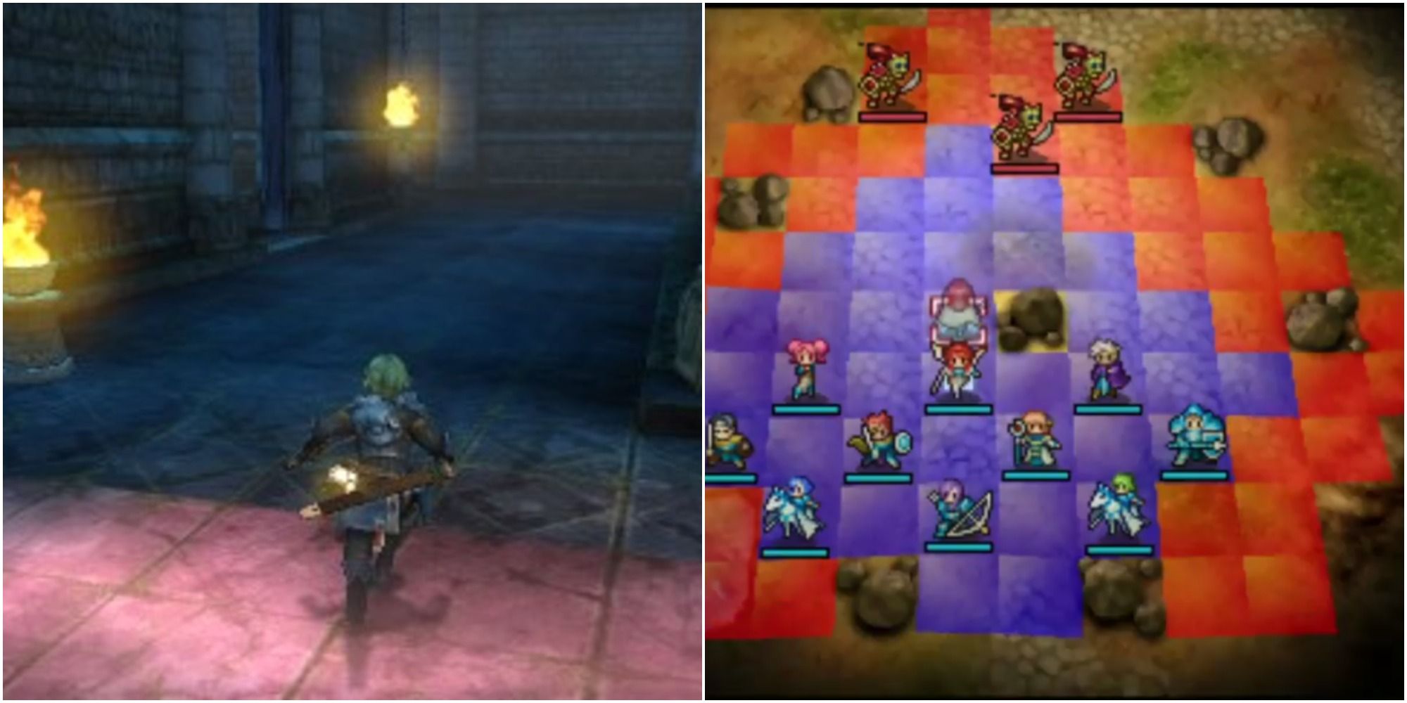 Fire Emblem Echoes Shadow of Valentia Dungeon Battle