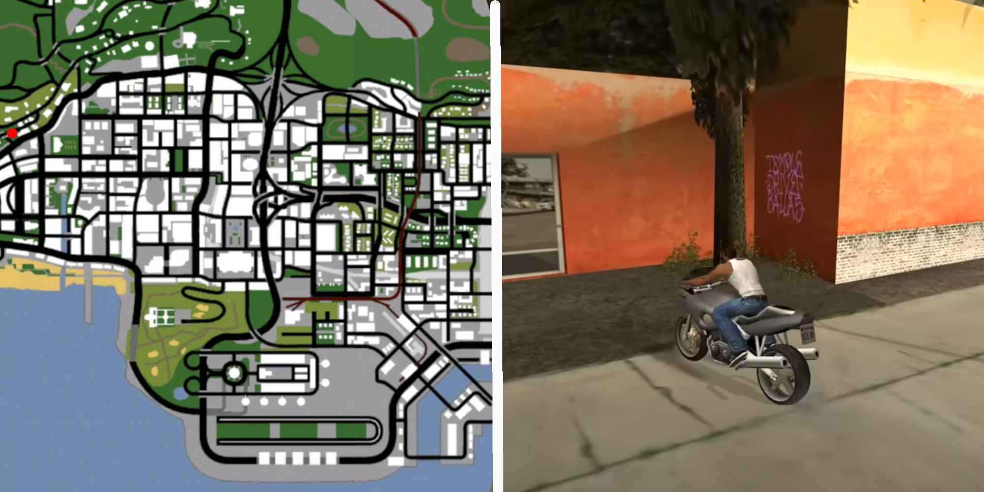 GTA San Andreas Tags locations in Los Santos